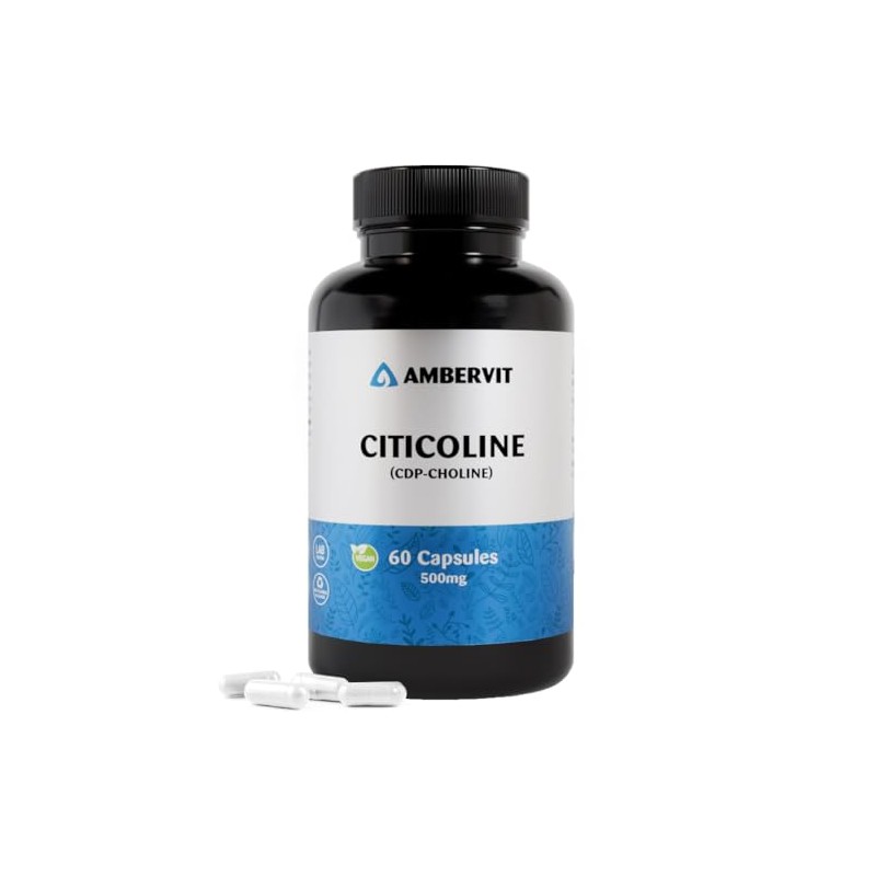 Citicoline (CDP Choline) 500 mg – 60 Capsules – High