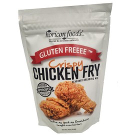 Glutenfreeee Gluten Free Seasoned Breading Mix, Crispy Chicken Fry, 16 Ounce - Tastes Great, 12 Herbs and Spices, Great for Chicken Nuggets, Sandwiches, Fried Chicken, Celiac Friendly