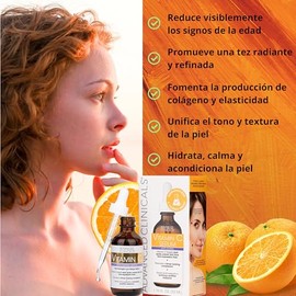 ADVANCED CLINICALS SUERO FACIAL VITAMINA C ANTIEDAD ACLARANTE CON ACIDO FELURICO 52ML