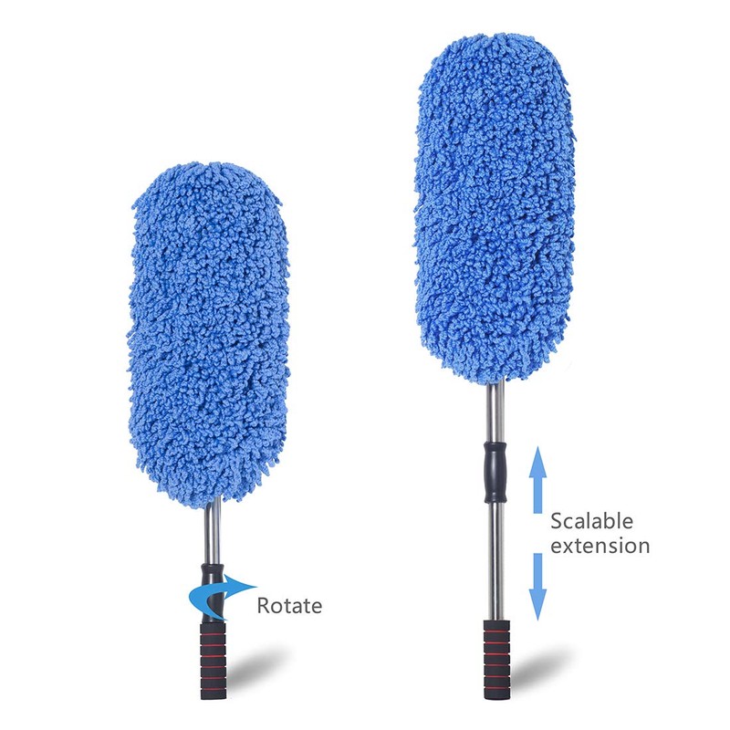 Loyakuu (3 Pack) Microfiber Car Duster Exterior Scratch Free, Extendable