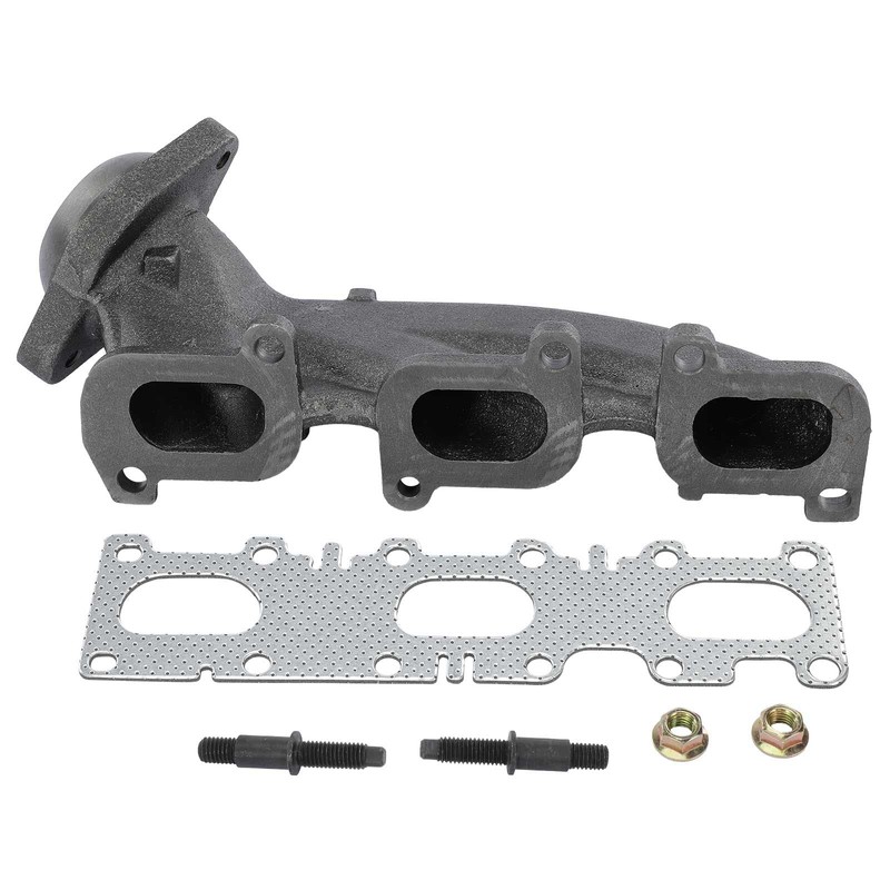 A-Premium Left Engine Exhaust Manifold Kit W/Gasket & Studs &