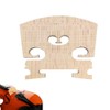 Violin Bridge 4/4 High-Quality Solid Wood Bridge for Full-Size Violins