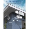 Olafus 42W Motion Sensor Outdoor Light Plug in, Motion Flood