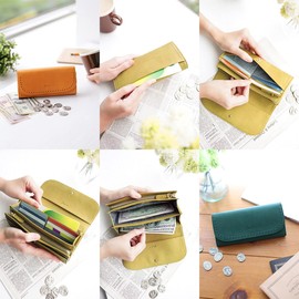 Dakota 0035272 Women's Leather Long Wallet, Apego Series, Mustard DA-35272-53, yellow (mustard)