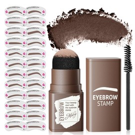 Eye Brow Stamp for Older Women Easy to Use Dark Brown