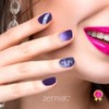 ZERMAT Set de 4 Esmaltes de Uñas Premium, Tonos Púrpura,