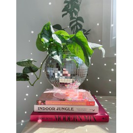 Havenstone Home Acrylic Disco Ball Holder Base, Disco Ball Planter Holder, Wedding Disco Decor, Disco Ball Holder, Disco Ball Base