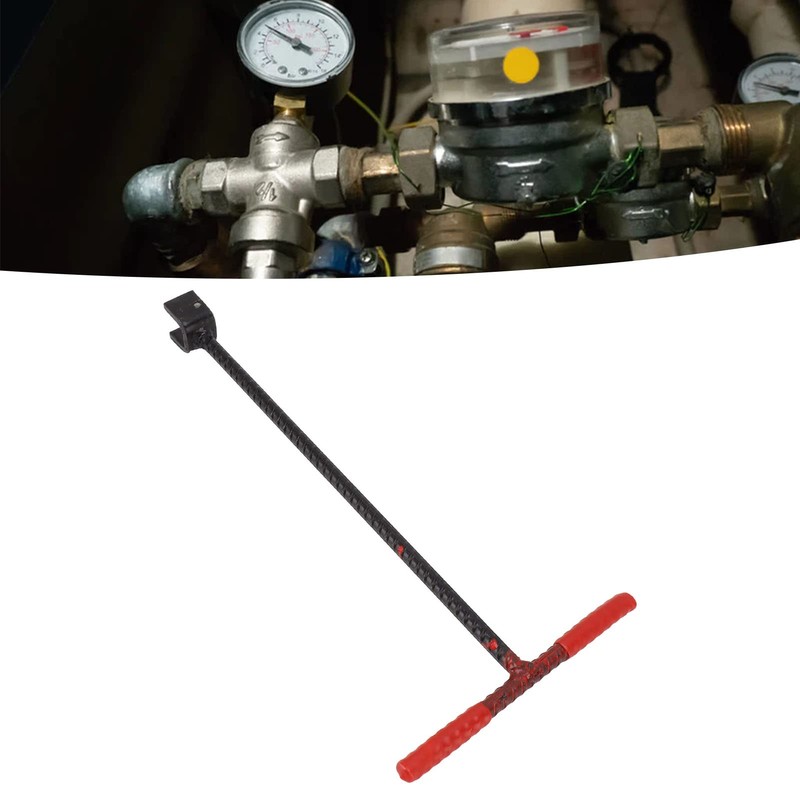 Jeanoko Water Meter Key Shut Off Tool, High Hardness Steel