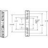 Prime-Line C 1056 Universal Sliding Door Outside Pull, Diecast Construction,