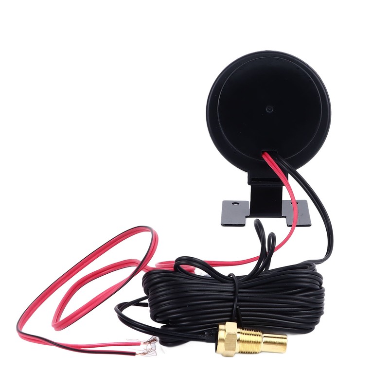 Water Temp Gauge Voltmeter 2 in 1 Round Digital Display