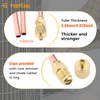 10PCS Access/Service Valve 1/4'' SAE x 1/4'' OD x 4''
