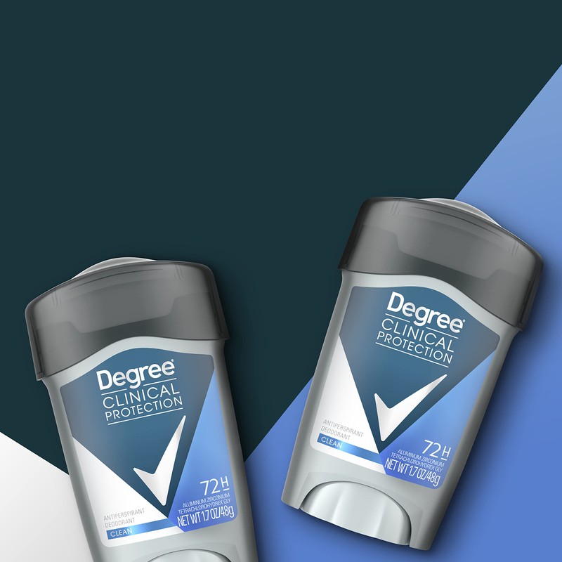 Degree Men Antiperspirant Deodorant Clean 72-Hour Sweat & Odor Protection