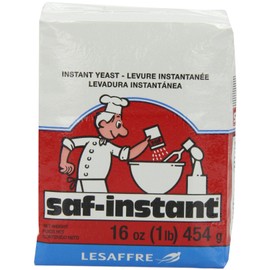Saf Instant Yeast, 1-Pound Pouches (Pack of 4)