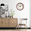 Wall Clock Metal 12.4" Countryside Style Wall Clocks Retro Vintage