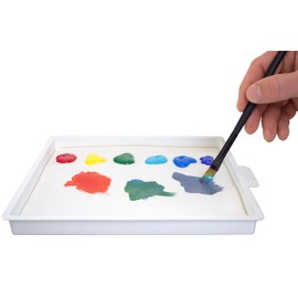 Masterson Sta-Wet Handy Palette Bundled Set, 8.5in x 7in Airtight Wet Painting Palette, with 30 Acrylic Paper Refill Sheets and 3 Sponge Refill Pack, Keeps Wet Paint Fresh for Days, Made in USA