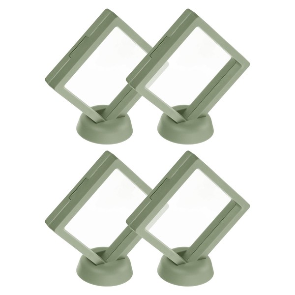 QUARKZMAN Pack of 4 3D Floating Display Housing 3.54 x