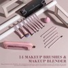 BS-MALL 14 Pcs Makeup Brushes Set with 1 Pcs Makeup