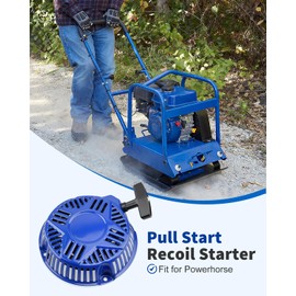 ANODZU Pull Start Recoil Starter Fit for Powerhorse 212cc Engine 759787 758653, Fit for Generator Pressure Washer 3100psi 3400psi 3600psi Water Pump Tack Loader 110095