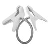 SAFIGLE Nail Art Hand Clips Double-headed Manicure Hand Holder Sturdy