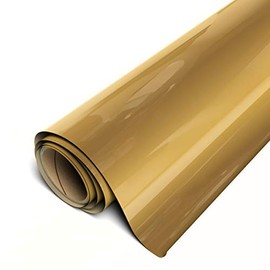 Siser EasyWeed Stretch Heat Transfer Vinyl HTV for T-Shirts 15 Inches by 5 Feet Roll (Gold)