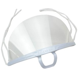 Hist Transparent Mask, Mouse Shield, Splash Prevention, Guard, Mouth, Mask, Restaurants, Hospitality, Fog-Prevention, Set of 10, Commercial Use, Plastic, Individual Packaging, Beauty, Medical, Washable, HS067-001-10
