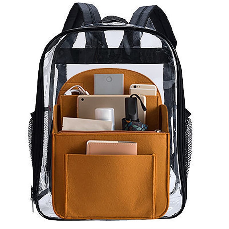 MJIYSGS Felt Backpack Organiser Mini Backpack Organizer Insert Small Bag