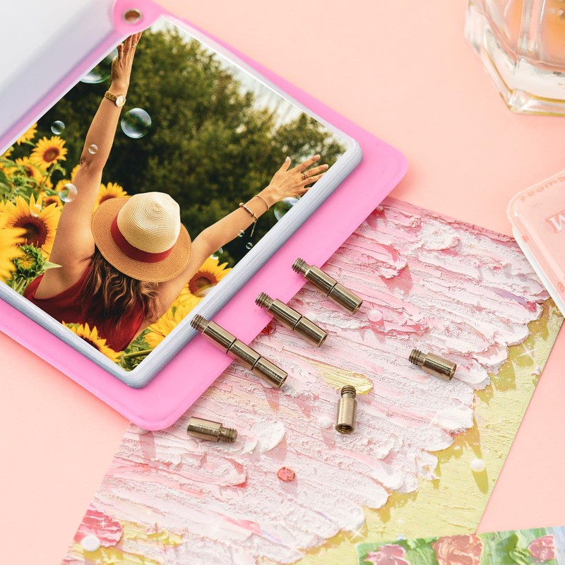 40Pcs Scrapbook Extension Posts Album Accessories Extension Post Replacement Extension