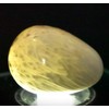 52mm 85g White Scolecite Druzy Egg Polished Natural Zeolite Gemstone