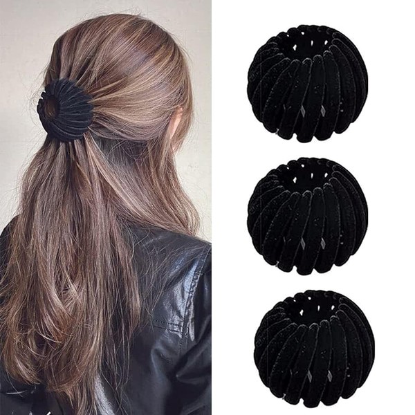 3PCS Bird Nest Magic Hair Clip,Birds Nest Hair Clips for