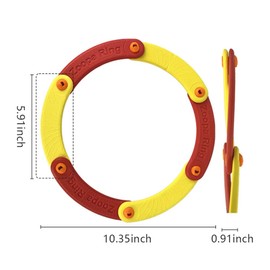 Globebill Toy Flying Ring (Reddish Yellow)