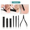 Hyxcyf Set De Manicura Pedicura Pies Manos Corta Uñas 24