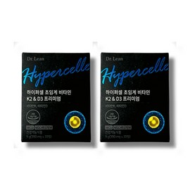 Dr.Lin Hypercell Supercritical Vitamin K2 & D3 Premium 30 Tablets Menaquinone MK-7 2 Boxes / 닥터린 하이퍼셀 초임계 비타민K2 & D3 프리미엄 30정 메나퀴논 MK-7 2박스