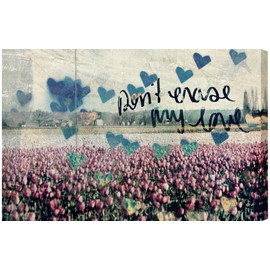 Burst Creative 'Don't Erase My Love' Canvas Art, 30 by 20-Inch