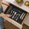 Expandable Silverware Drawer Organizer Tray, BPA-Free PP