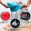 5Pcs/Set Multifunctional Bowl Lid Food Grade Silicone Vacuum Sealing Cover