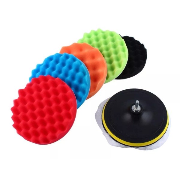 Yooshi Esponjas Pulir Almohadillas Encerar Borla 7 Pulgadas 8 Pieza