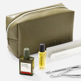 Botanist Nail Strengthening Manicure Kit | Everything Needed for Longer, Stronger Nails | Grow and Strengthen Damaged Nails | Non-Toxic, 84% Plant Based, 21-Free & Vegan (Poppy Red)