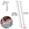 RV Bunk Bed Ladder 45"/50"/55"/60"/66"/72'', Heavy Duty Travel Trailer Bed