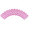 Wrapables Set of 20 Standard Size Chevron Cupcake Wrappers, Hot