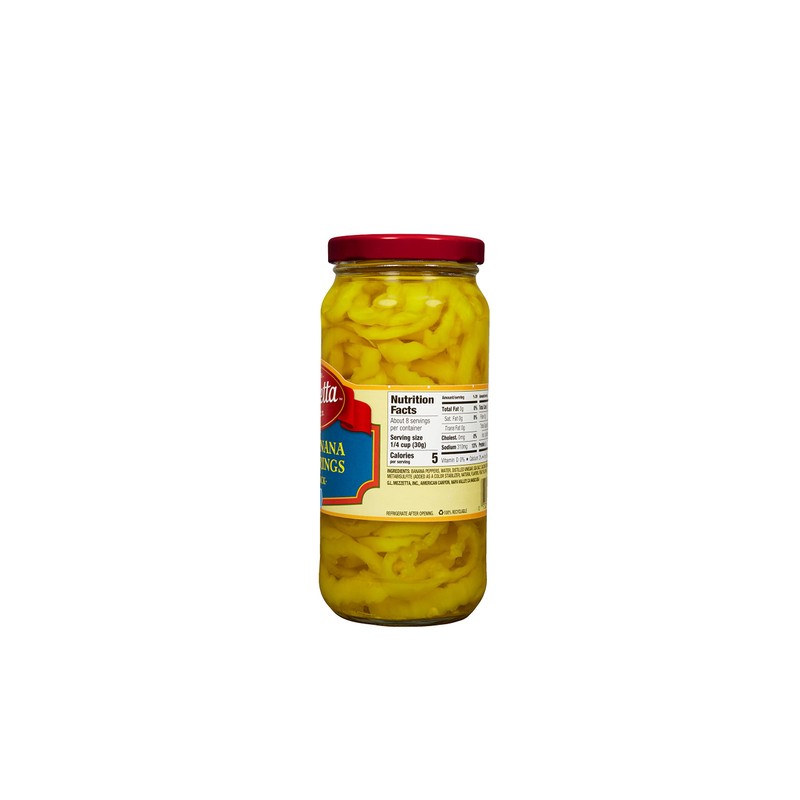 Mezzetta Mild Banana Pepper Rings - Sweet & Crunchy Peperoncini