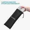 Navaris Foldable Camping Cooking Windshield 16pcs - Portable Camp Gas