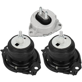 BRTEC 3PCS Engine Motor Mount & Automatic Transmission Mount Set Compatible for Dodge Durango & Jeep Grand Cherokee 3.6L 5.7L RWD 2011 2012 2013 2014 2015 2016 2017 2018 2019 & Cherokee 6.4L 2012 2013