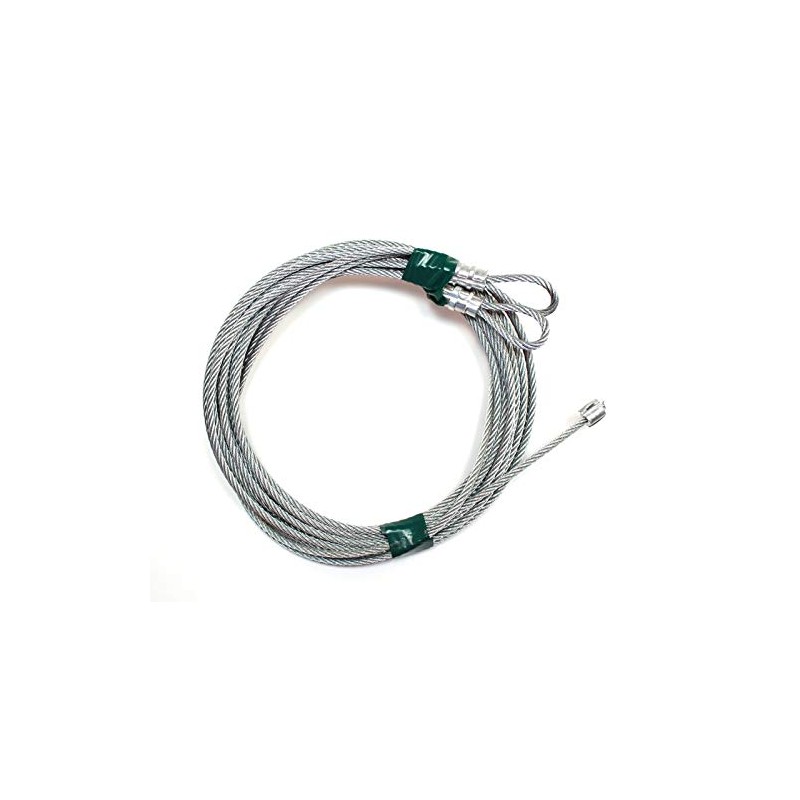 Garage Door Cables for Torsion Spring Doors, Door Height: 10',