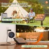 addlon 54(48+6) FT Solar String Lights Waterproof,Patio Lights Solar Powered