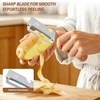 MultiFunctional Vegetable Peeler, Non-Slip Wooden Handle with Sharp Stainless Steel