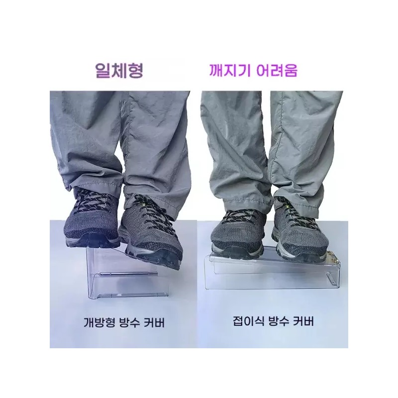HyunGwan 현관 도어락 초슬림 커버 차단 투명 자외선 방수 [B.
