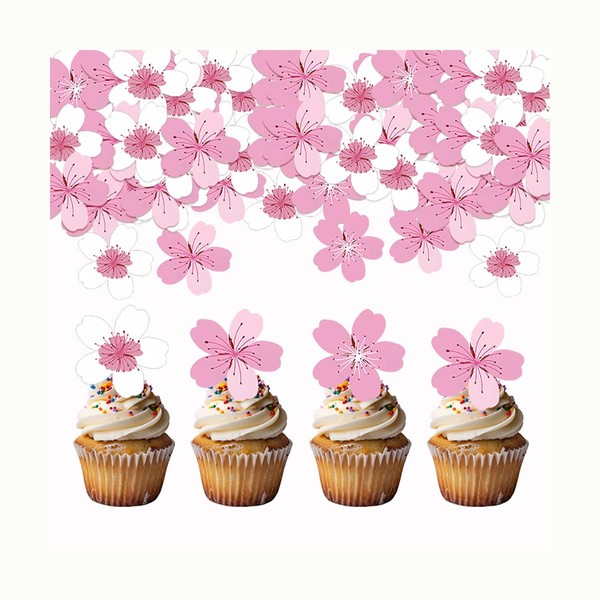 Edible Sakura Cupcakes