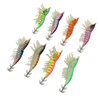 8pcs Shrimp Lures Luminous Silicone Realistic with Sound Beads Shrimp