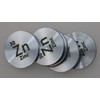 Zinc (Zn) 24.26mm Metal Disc 99.5% Pure for Collection or