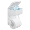 Wenko 8514500 Toilet Roll Holder 2 in 1